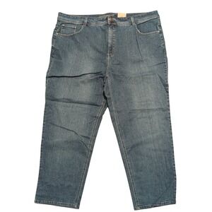 Charter Club Jeans Plus Size 24 Short 3X Petite Straight Leg Denim Pants NWT NEW